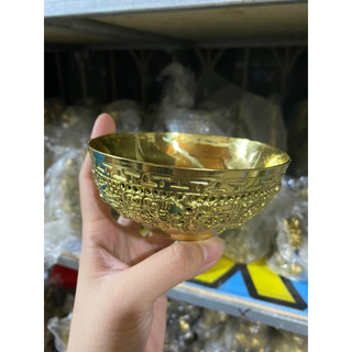 Bộ bát đũa thờ bằng đồng chạm rồng bát thờ cúng