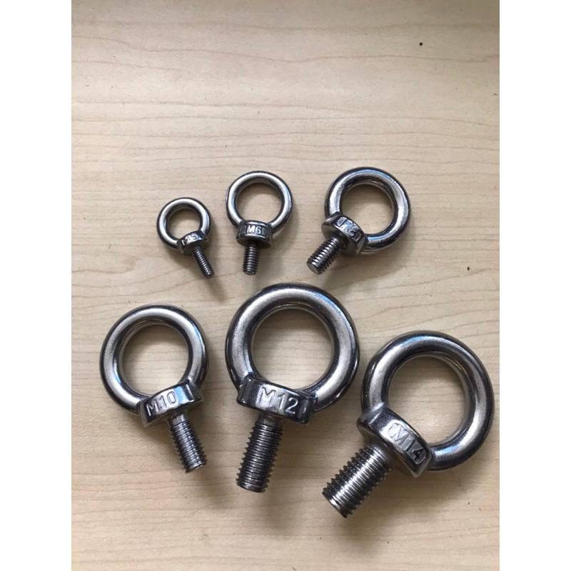 Móc cẩu dương inox 304, bulong khoen ngoài | Shopee Việt Nam