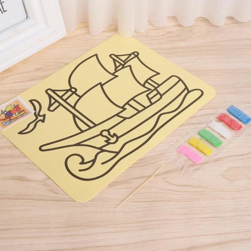 Ảnh Tranh Cát Nghệ Thuật Benrikids Cho Bé Sáng Tạo, Rèn Luyện Tính Kiên Trì Và Sự Khéo Léo 3