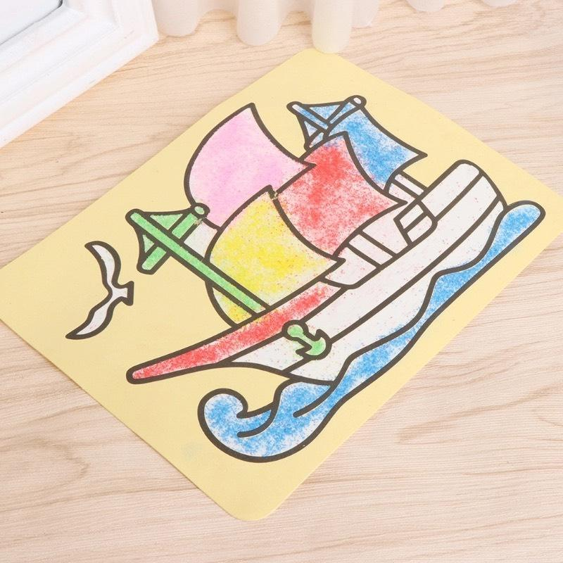 Ảnh Tranh Cát Nghệ Thuật Benrikids Cho Bé Sáng Tạo, Rèn Luyện Tính Kiên Trì Và Sự Khéo Léo 2