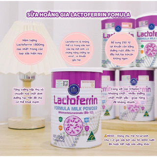Sữa Hoàng Gia Úc Lactoferrin Formula Hồng tăng cường miễn dịch (Hộp 50 gói)