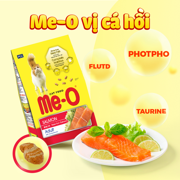 Thức ăn mèo ME-O gói 1.2kg. 1,1kg