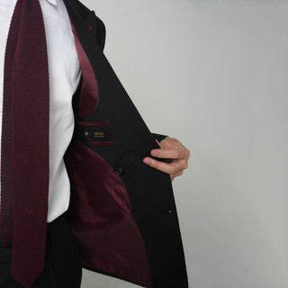 Blazer đen 2 hàng khuy Addikt Double Breasted - Áo khoác Blazer ve nhọn, cúc 6x2 peak lapels classic vibe