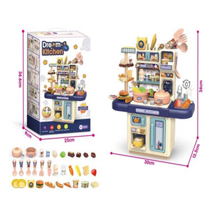 [Kho sỉ] Đồ Chơi Nấu Ăn Mô Hình Nhà Bếp Đứng Có HIệu Ứng Bằng Nhựa Cao Cấp Happykids Shop