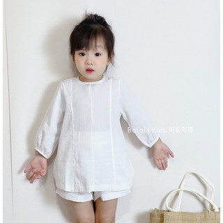 Bộ đồ mùa hè bé gái Batala kids Set đi biển vải đũi xước Nhật cho bé từ 10- 22kg SET_DUITO