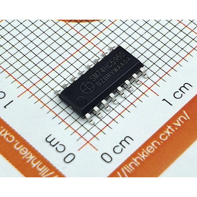20 Pezzi 74HC595D 74HC595 Shift Register 8-Bit SOP-16 IC – Componenti Elettronici Nuovi