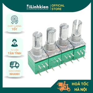 Chiết áp công tắc đơn RV097NS 1K 5K 10K 20K 50K 100K 500K chất lượng tốt.