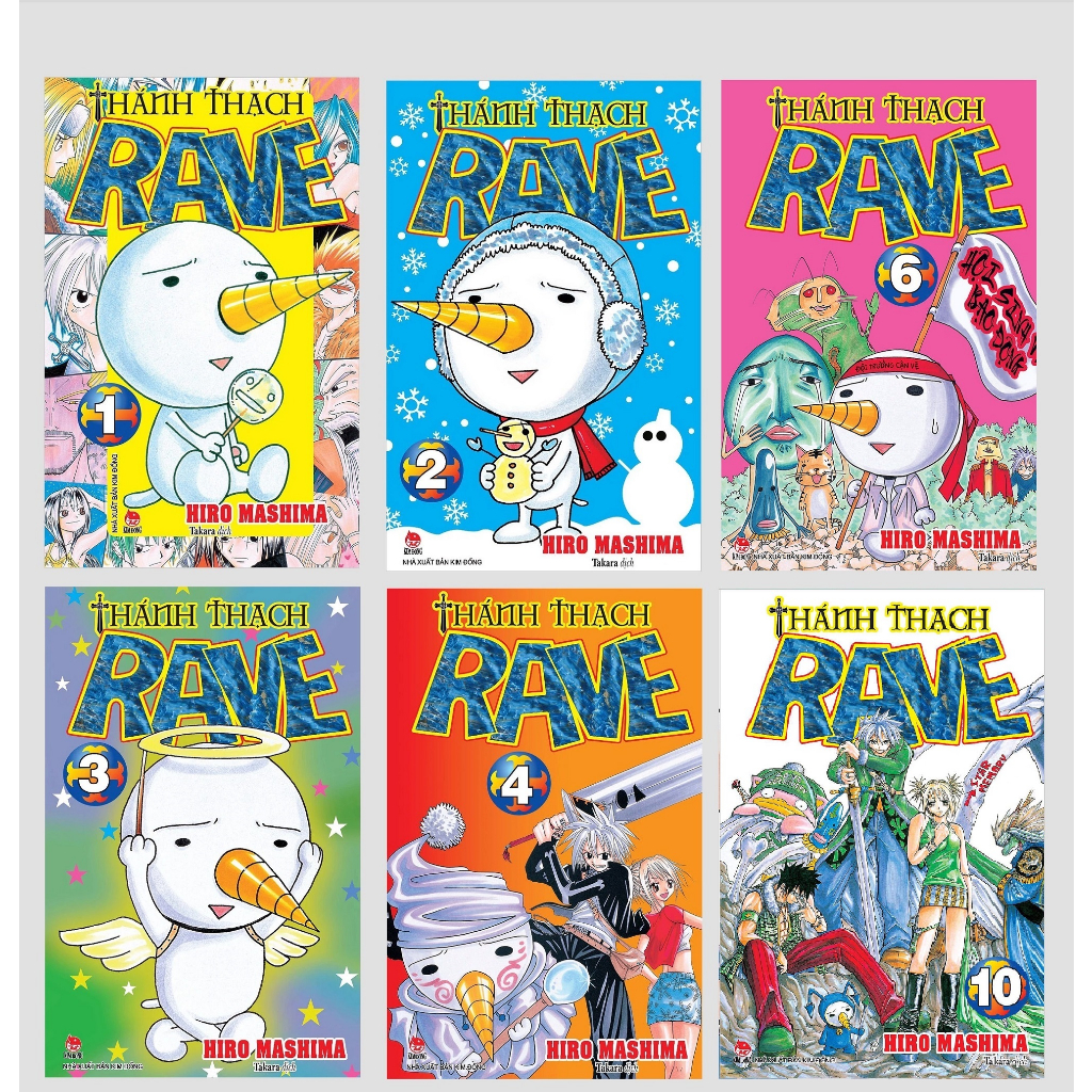Truyện tranh - Thánh thạch Rave - Tập 1, 2… Tập 10 | Shopee Việt Nam