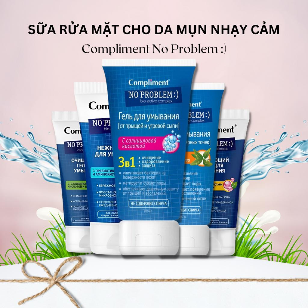 Ảnh Sữa Rửa Mặt Sạch Sâu Ngừa Mụn BHA, Tea Tree Compliment No Problem 200ml 3