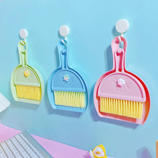 MEOWU Bộ Chổi Và Đồ Hốt Rác Mini Để Bàn Hình Hoạt Hình Dễ Thương