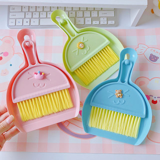 MEOWU Bộ Chổi Và Đồ Hốt Rác Mini Để Bàn Hình Hoạt Hình Dễ Thương
