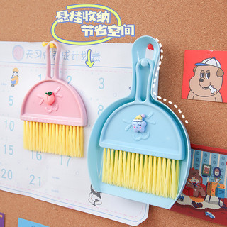 MEOWU Bộ Chổi Và Đồ Hốt Rác Mini Để Bàn Hình Hoạt Hình Dễ Thương