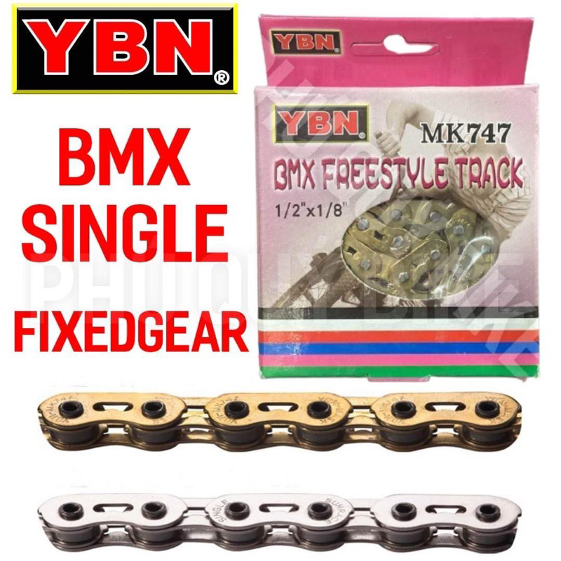 Sên YBN MK747 Vàng / Bạc Dành Cho Xe Đạp FixedGear / BMX / SingleSpeed
