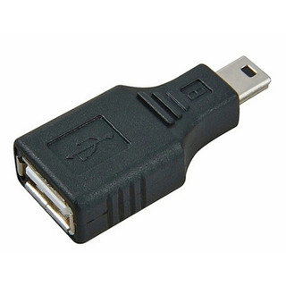 Đầu chuyển đổi Mini Usb sang USB - OTG Chân vuông máy nghe nhạc - cho ô tô