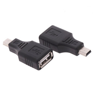 Đầu chuyển đổi Mini Usb sang USB - OTG Chân vuông máy nghe nhạc - cho ô tô