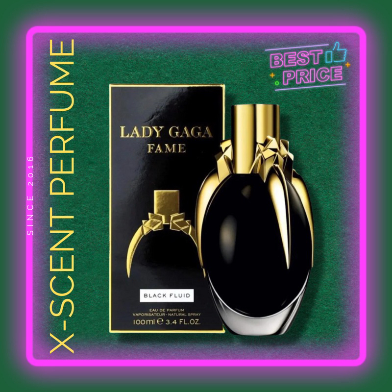 100ml] Nước Hoa Nữ Lady Gaga Fame Black Fluid | Shopee Việt Nam
