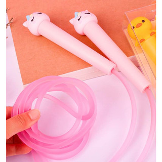 MEOWU Dây nhảy có thể điều chỉnh thiết kế hình hoạt hình dễ thương tiện dụng