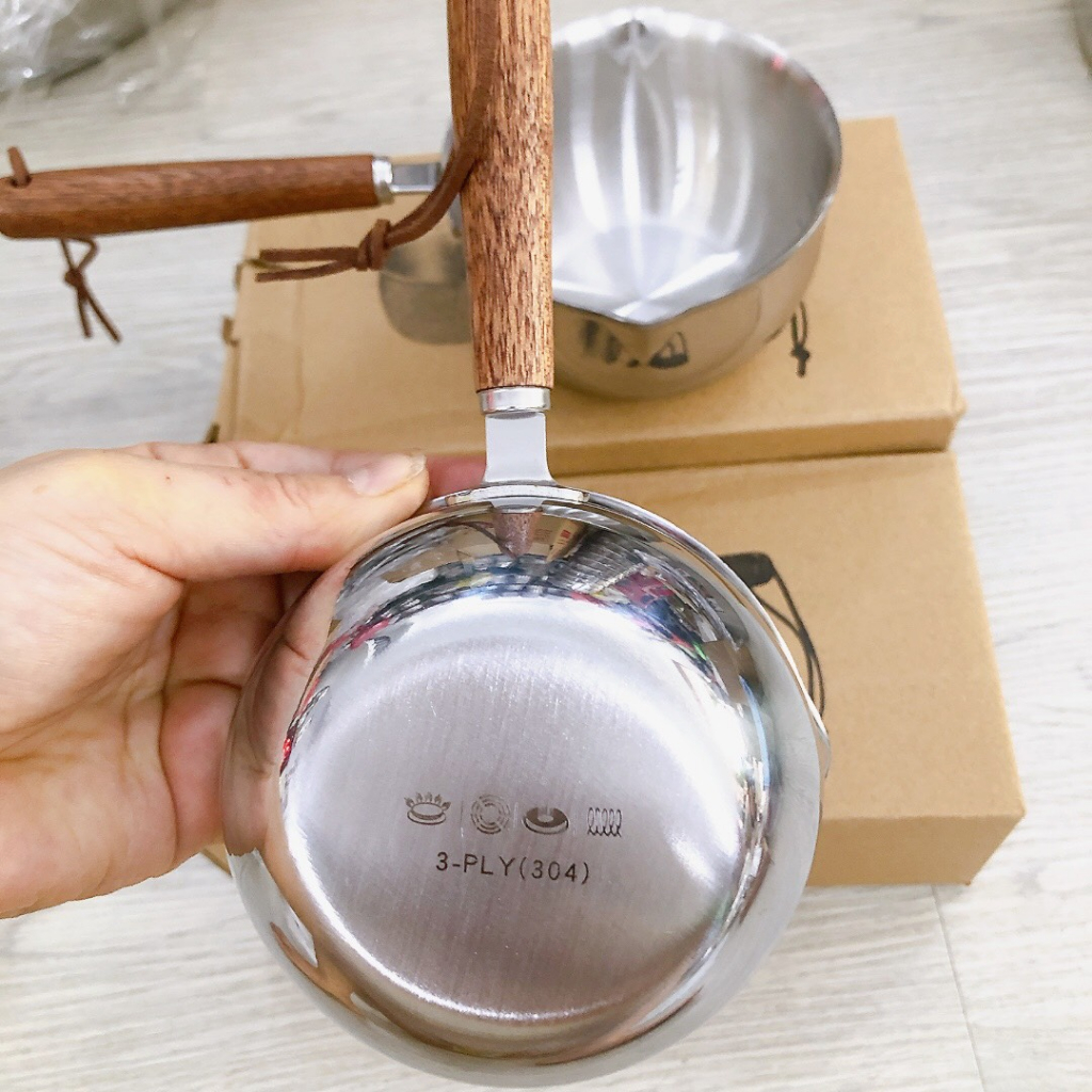 Quánh - nồi inox 304 cao câp - quánh có miệng nhỏ tiện lợi