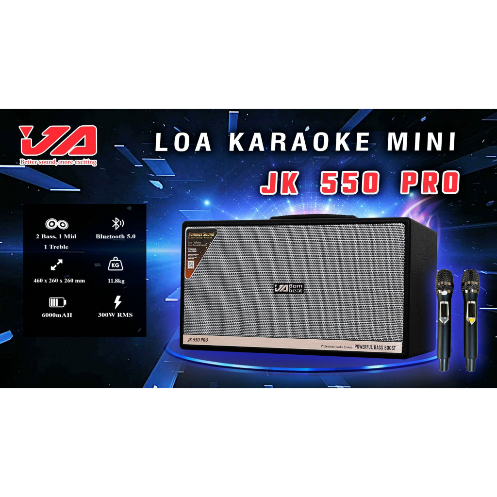 Product image Loa Karaoke xách tay JA JK-550 Pro