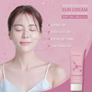 Kem Chống Nắng Wangji Collagen Sun Cream Spf 50+ PA ++++ - Wangji