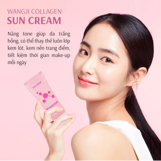 Kem Chống Nắng Wangji Collagen Sun Cream Spf 50+ PA ++++ - Wangji