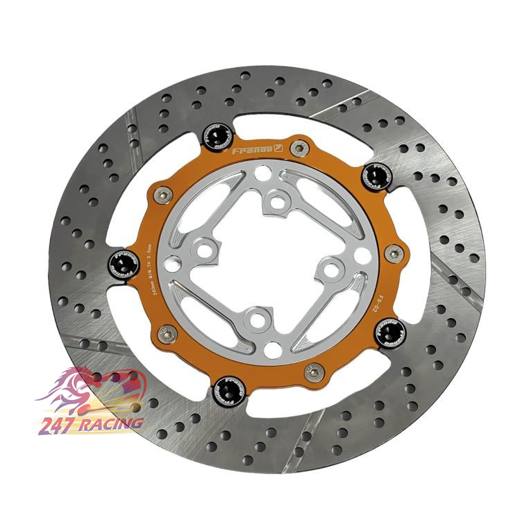 Đĩa Thắng Frando 260 lòng nhôm CNC gắn xe máy Sirius Exciter Winner Sonic Satria Wave Dream Vario