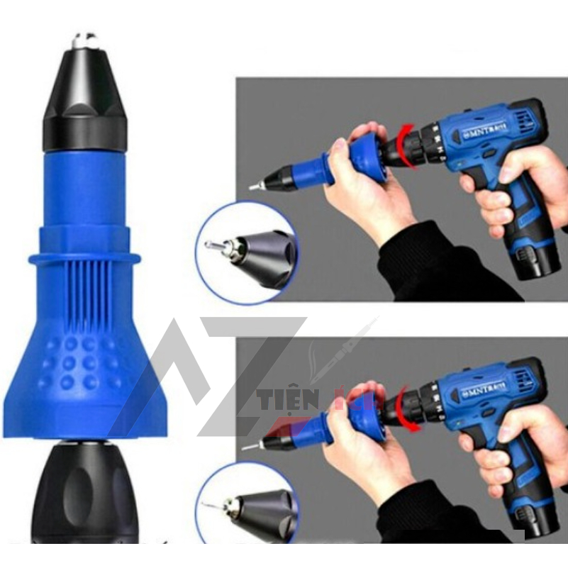 Rút đinh rive có tay cầmĐầu rút đinh rive gắn máy khoan - RIVE - Đầu ...