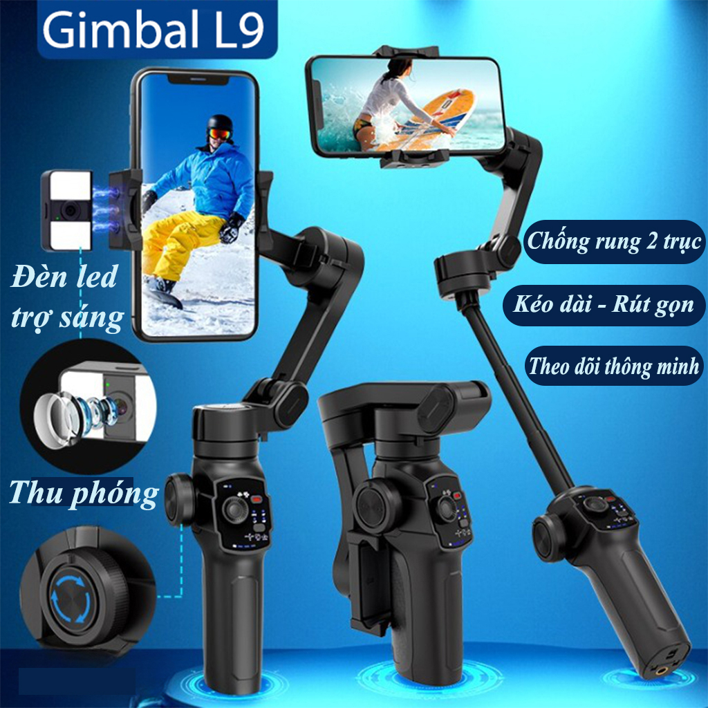 Gậy gimbal chống rung cho điện thoại , hỗ trợ quay video chống rung cực ...