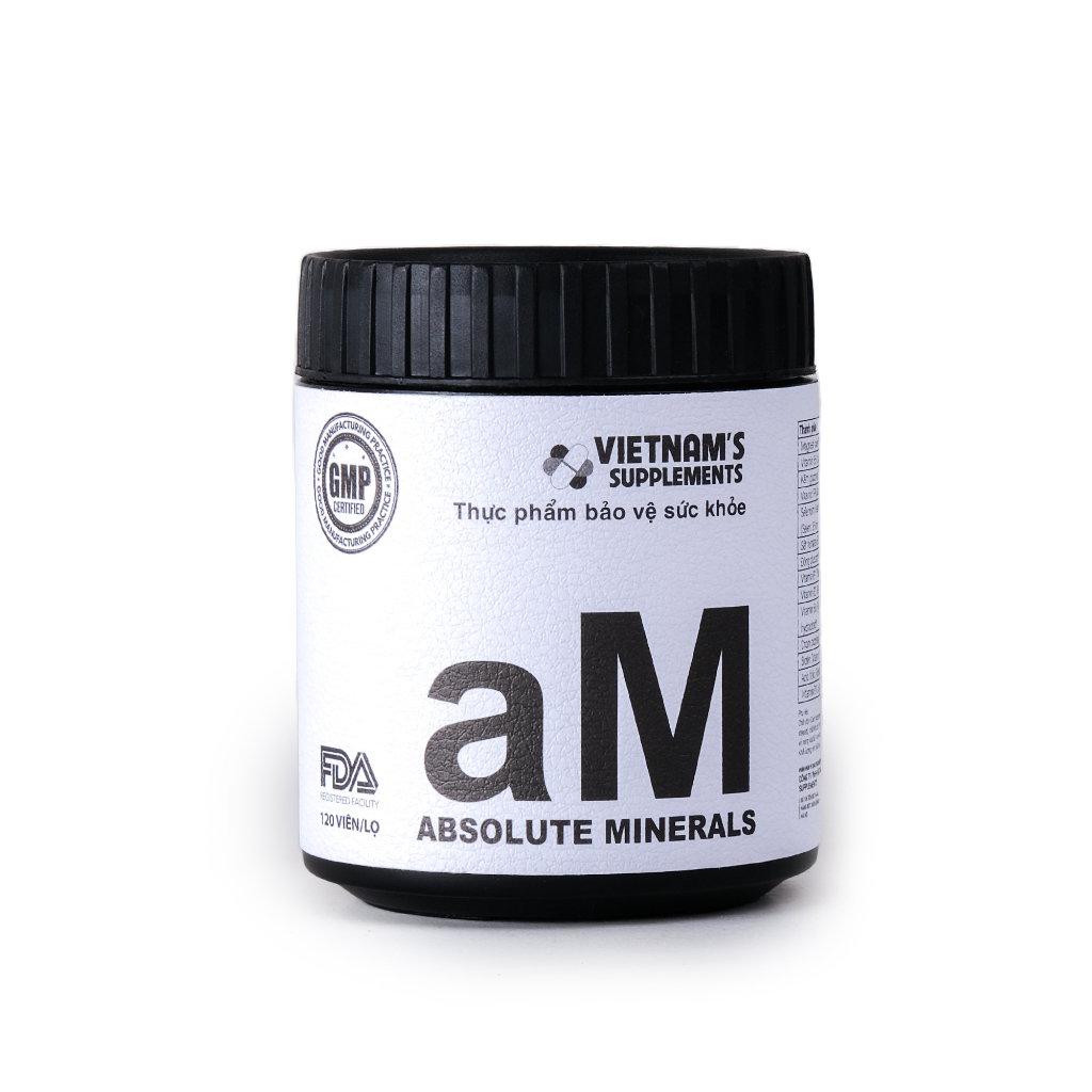 Ảnh Viên uống bổ sung vitamin nhóm B và khoáng chất Absolute Minerals 120 viên/lọ - VN Supplements 1