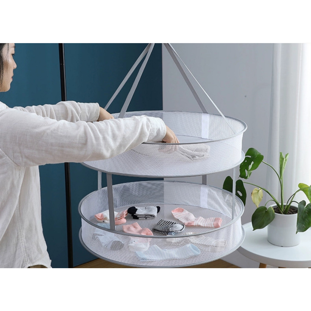 Giỏ phơi quần áo, đồ lót, đồ chơi cho bé,... tiện lợi có thể gấp gọn