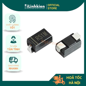 FR107 RS1M-SMA Diode xung 1A 1000V chất lượng cao túi 10 con.