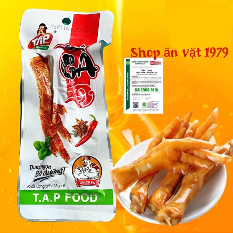 Combo 10 Gói Chân Gà Cay T.A.P Food 35gr Ngon Tuyệt | Shopee Việt Nam