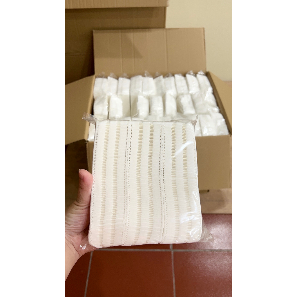 222 miếng Bông tẩy trang Khăn Cotton Hai Mặt Dùng Một Lần Đa Ứng Dụng Bao bì trong suất