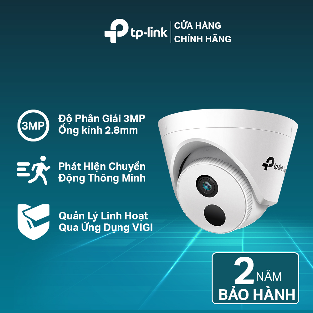 Camera IP TP-Link CCTV VIGI C430I 3MP Hỗ Trợ Hồng Ngoại, Phát Hiện Thông Minh