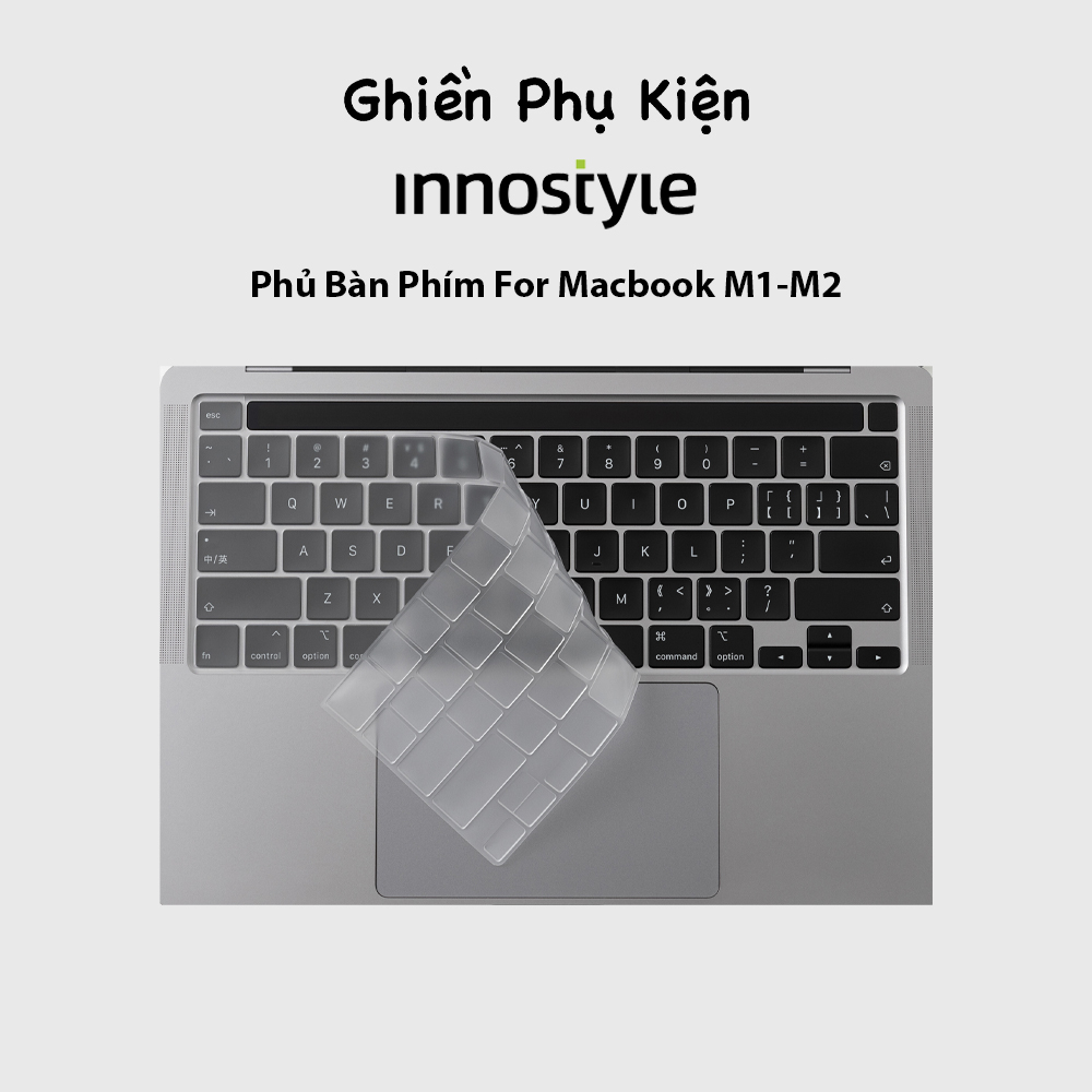 Phủ Phím Innostyle USA Keyguard TPU Clear Dành Cho Macbook Air/Pro M4 ...