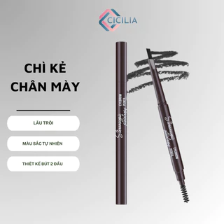 Bút Kẻ Lông Mày CICILIA 5 Màu Bền Màu Lâu Trôi Chống Thấm Nước CI-001