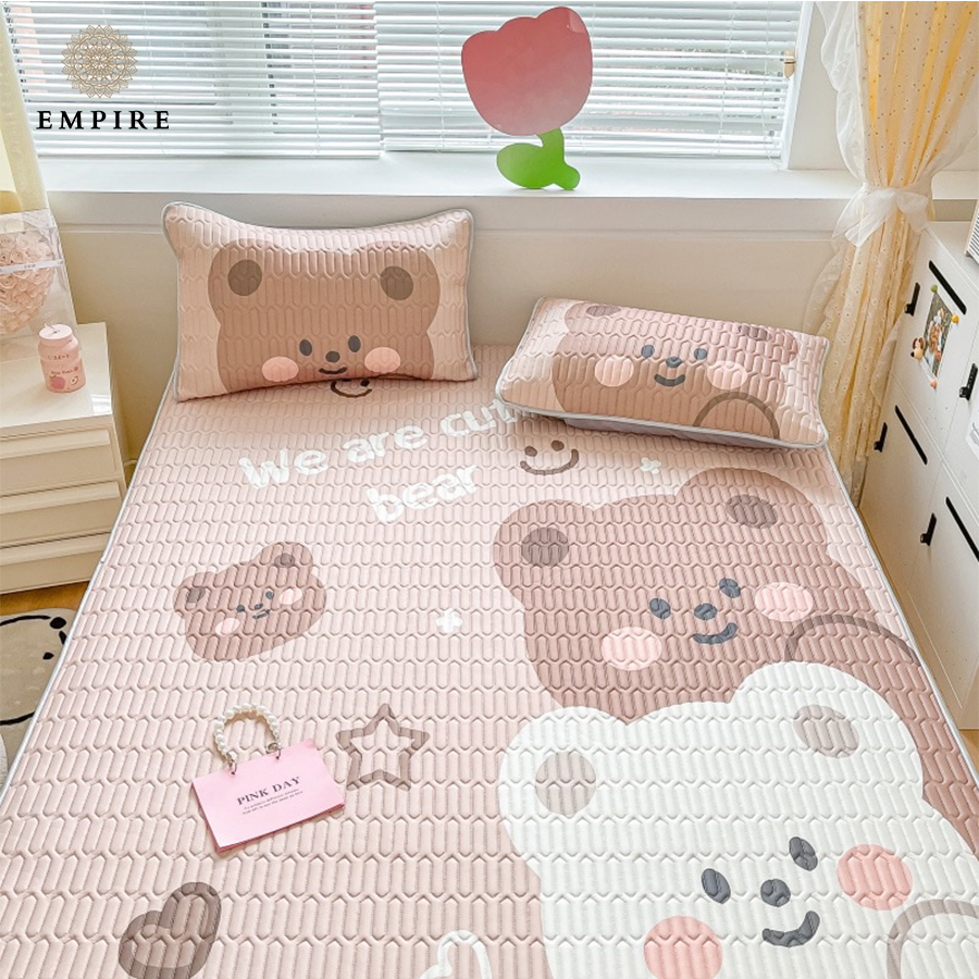 Bộ ga gối chiếu điều hòa set 3 món chất vải cotton mát lạnh EMPIRE cao cấp - EMPIRE | Bedding & Decor