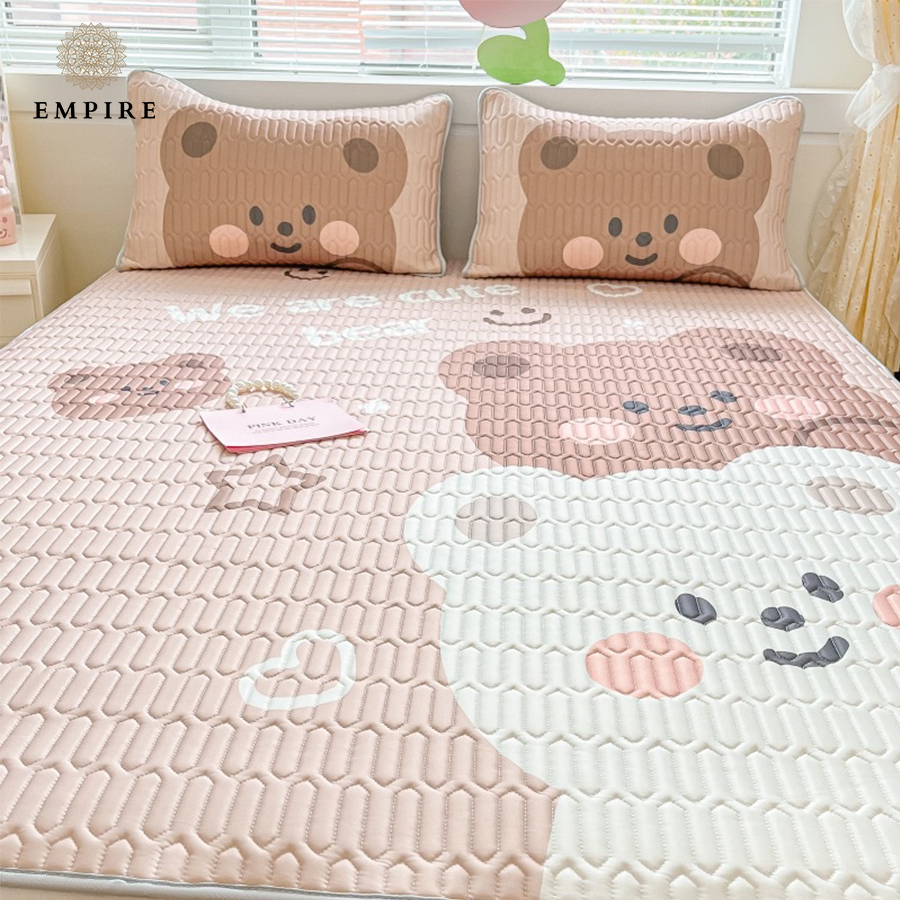 Bộ ga gối chiếu điều hòa set 3 món chất vải cotton mát lạnh EMPIRE cao cấp - EMPIRE | Bedding & Decor