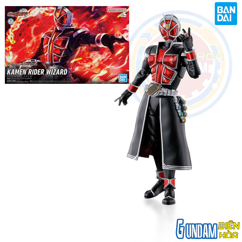 Mô hình lắp ráp Figure-rise Standard KAMEN RIDER WIZARD FLAME STYLE ...