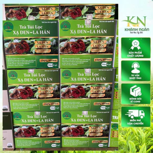 Trà xạ đen – La hán -Hỗ trợ thanh nhiệt cơ thể, nóng trong người, mát gan, giải độc , (50 túi lọc, gói 250g)