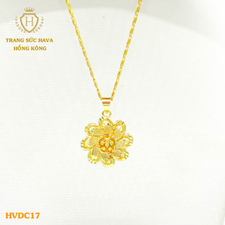[SIÊU XẢ KHO] Dây Chuyền Nữ, Vòng Cổ Nữ Titan Xi Mạ Vàng Cao Cấp - Trang Sức Hava Hong Kong
