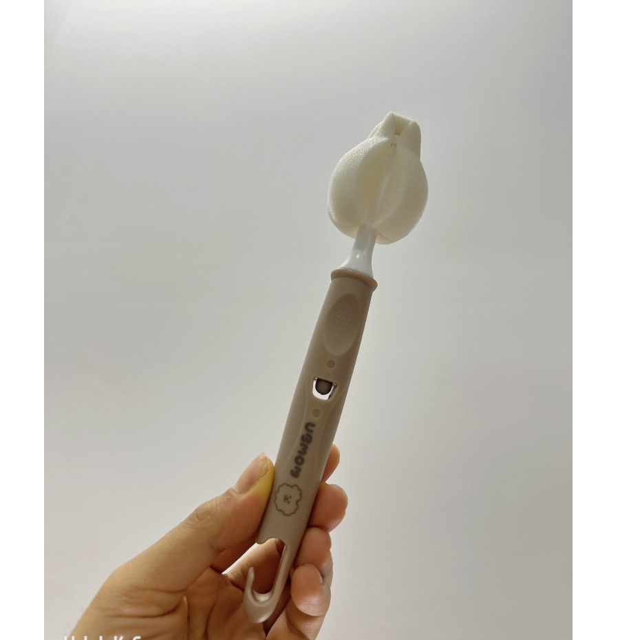 Set 2 cọ rửa bình sữa và núm ti bọt biển UBMOM nội địa Hàn Quốc ...