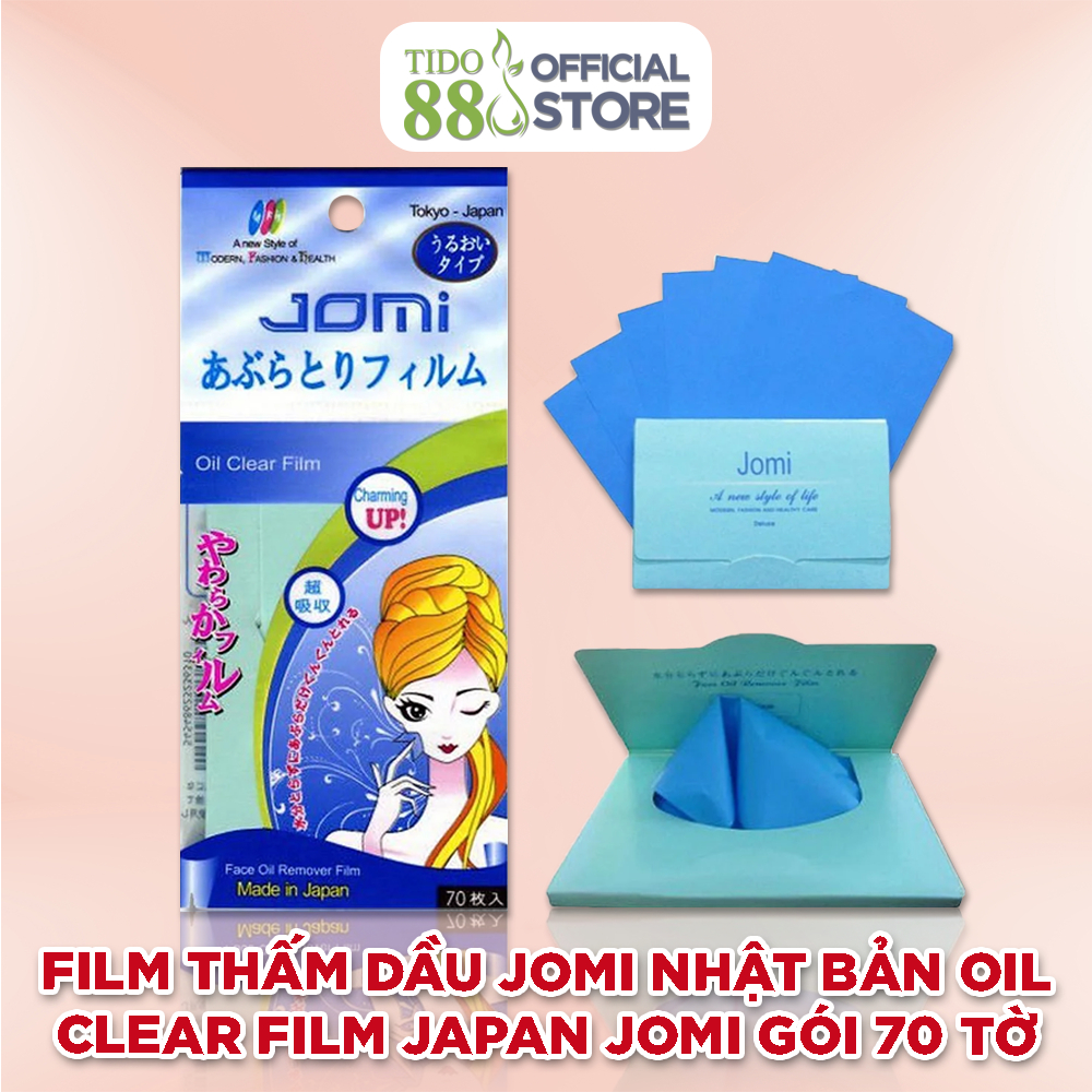 Film thấm dầu Jomi Nhật Bản Oil Clear Film Japan Jomi gói 70 tờ NPP Tido88