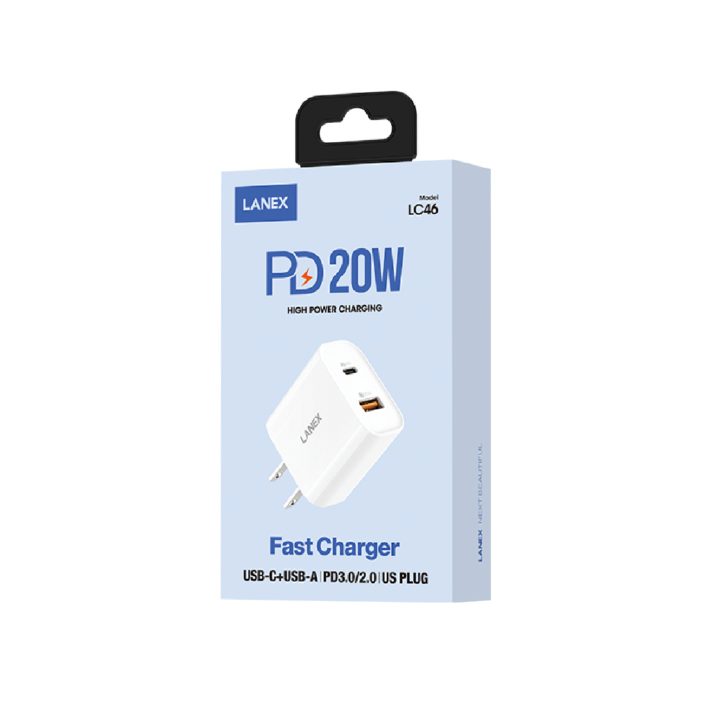 Cóc sạc Lc46 1 Cổng Usb + 1 Cổng Type C 20w | Shopee Việt Nam