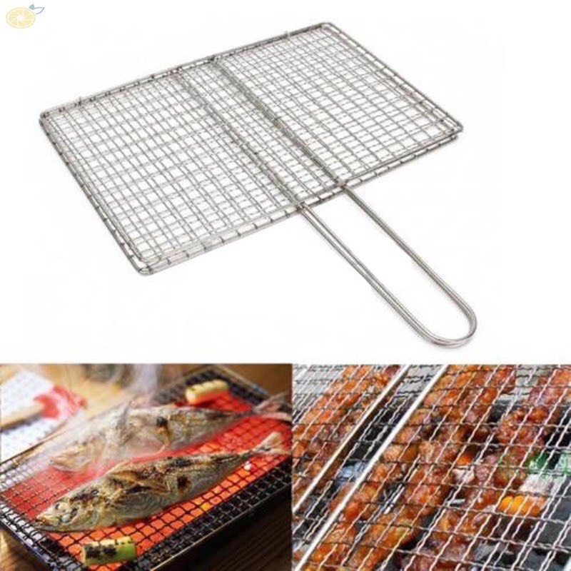 Vỉ  kẹp nướng thịt - nướng cá - Vỉ  inox Tiến Độ cao Cấp Inox 304