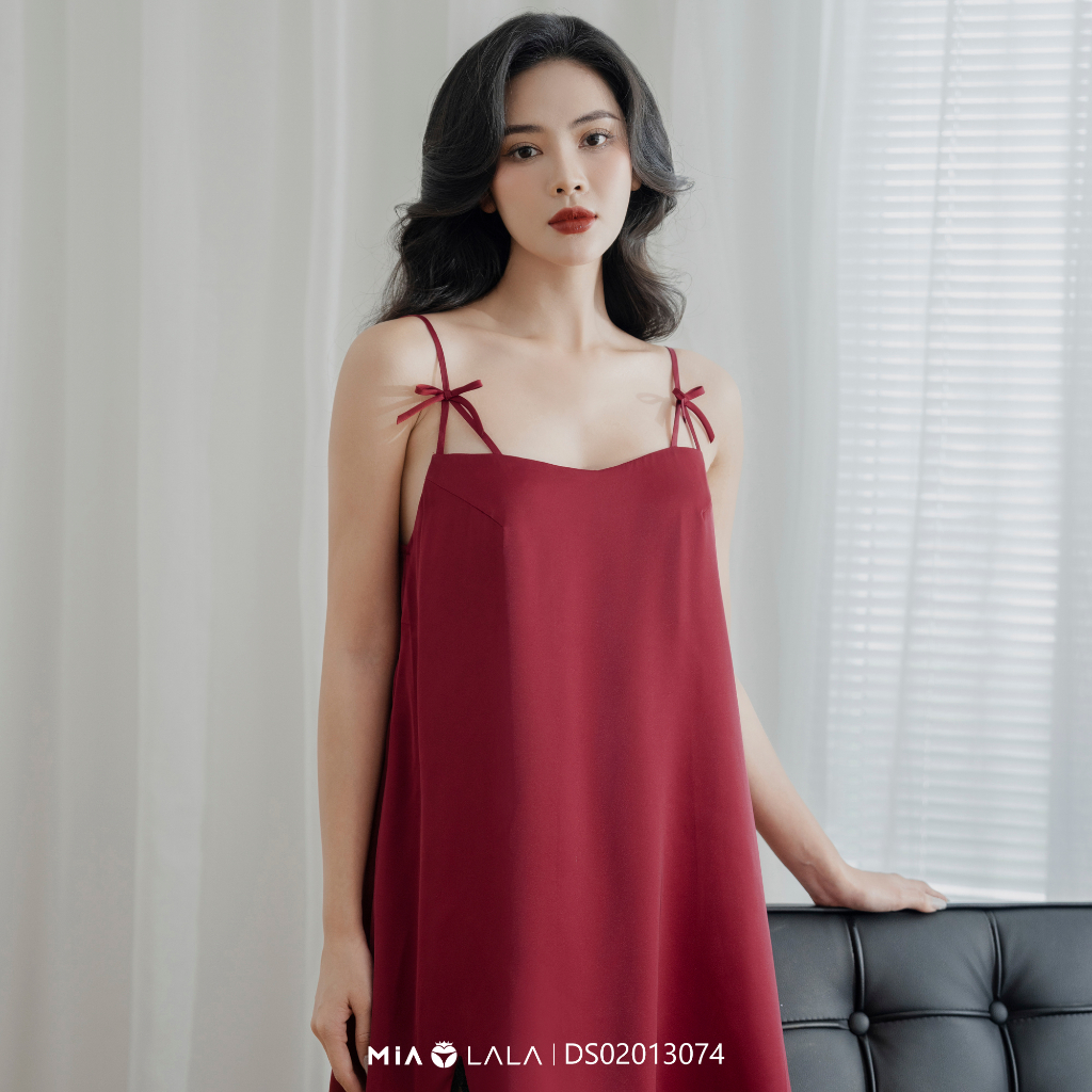 Váy 2 dây lụa cao cấp MIALALA 3074 DS02013074 | Shopee Việt Nam