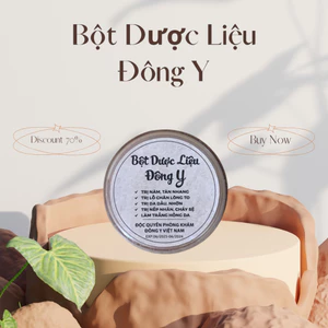 Bột dược liệu đông y, giảm nám tán nhang, trắng hồng se lỗ chân lông, giảm tiết nhờn, nếp nhăn và mềm da