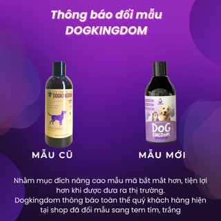 Sữa Tắm Cao Cấp Dogkingdom 300ml - Sạch ve, Khử Mùi, Thơm Lâu 3-7N