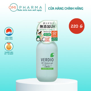 Gel Chống Nắng Dịu Nhẹ Cho Da Nhạy Cảm Và Cho Trẻ Em Omi Verdio SPF50 PA+++ (220g/chai)