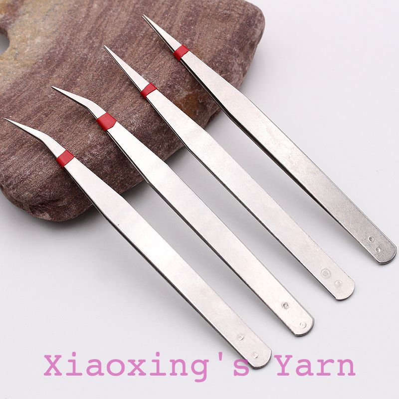 Nhíp inox gắp mắt thú len, chi tiết nhỏ, nhồi bông đa năng tiện lợi ...